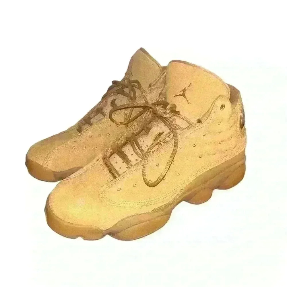 Size 5.5Y (GS) Joran 13 Retro Mid Wheat 2017 Release